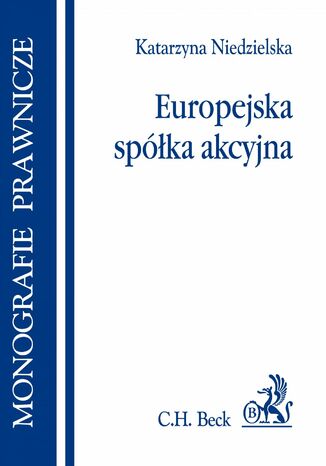 Europejska spka akcyjna Katarzyna Niedzielska - okadka ebooka
