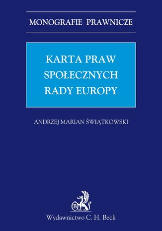 Karta praw spoecznych Rady Europy Andrzej Marian witkowski - okadka audiobooks CD
