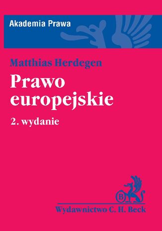 Prawo europejskie Matthias Herdegen - okadka ebooka