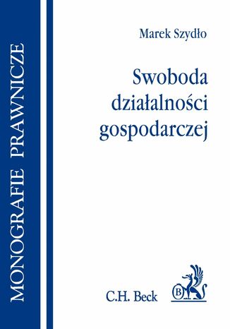 Swoboda dziaalnoci gospodarczej Marek Szydo - okadka ebooka
