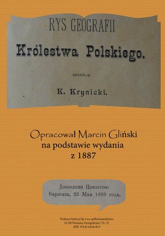 Rys geografii Królestwa Polskiego 1887 - opracowanie