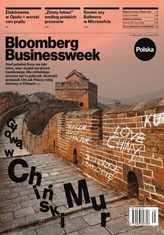 Okładka:"Bloomberg Businessweek" wydanie nr 35/13 