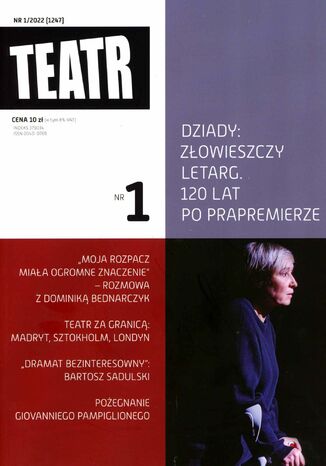 Teatr 1/2022 Opracowanie zbiorowe - okadka ebooka