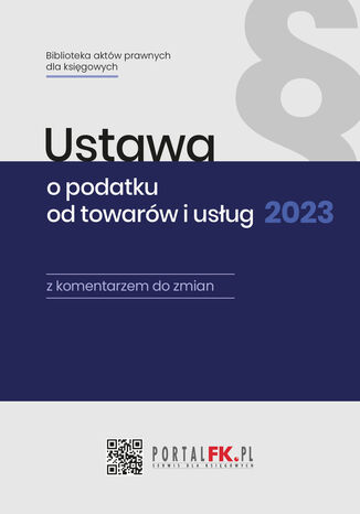 Ustawa o podatku od towarw i usug 2023 Tomasz Krywan - okadka ksiki