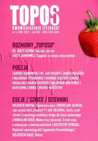 Topos. Dwumiesięcznik literacki 4/2023
