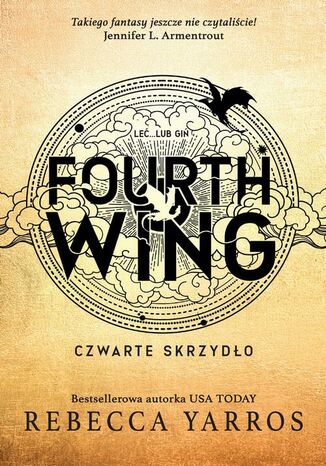 Fourth Wing. Czwarte Skrzydło Rebecca Yarros - okładka książki