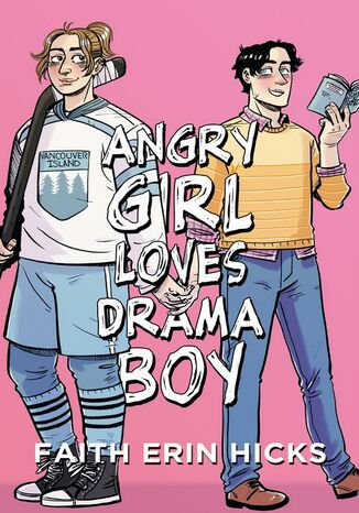 Angry Girl Loves Drama Boy Faith Erin Hicks - okładka audiobooka MP3