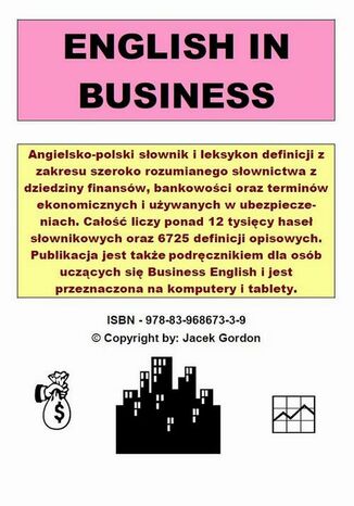 English in business. Sownik i leksykon biznesu angielsko-polski Jacek Gordon - okadka ebooka