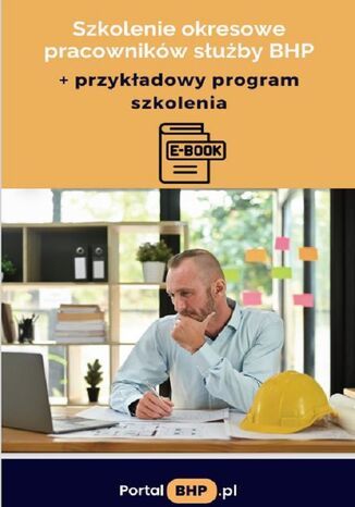 Szkolenie okresowe pracowników służby BHP + przykładowy program szkolenia Lesław Zieliński - okładka ebooka