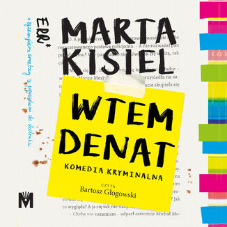 Wtem denat Marta Kisiel - okładka audiobooka MP3