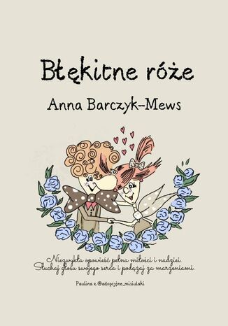 Bkitnere Anna Barczyk-Mews - okadka ebooka