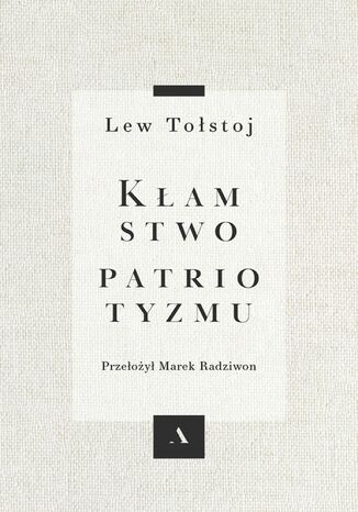 Kamstwo patriotyzmu Lew Tostoj - okadka ebooka