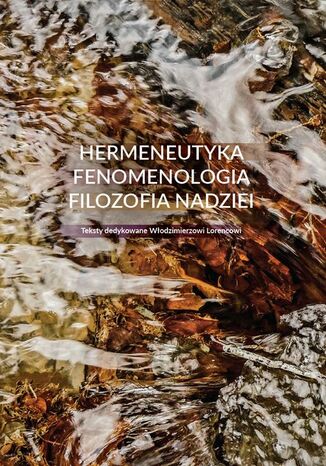 Hermeneutyka  fenomenologia  filozofia nadziei Urszula Zbrzeniak - okadka ebooka