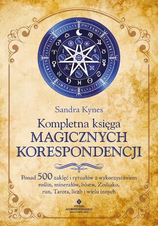 Kompletna ksiga magicznych korespondencji Sandra Kynes - okadka ebooka