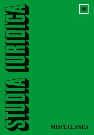 Studia Iuridica, nr 98
