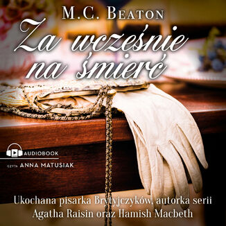 Za wczenie na mier M.C. Beaton - okadka audiobooka MP3