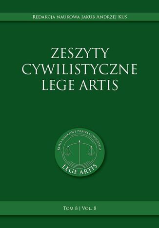 Zeszyty cywilistyczne Lege Artis. Tom 8
