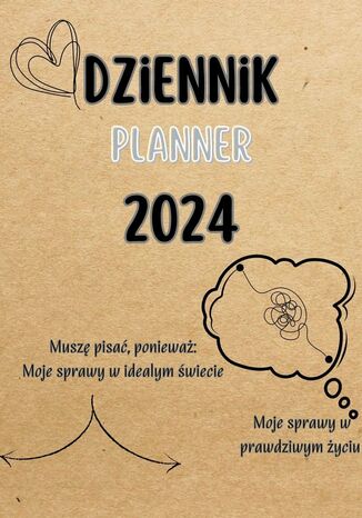 Dziennik Planner2024 Anna Brzostowska - okadka ebooka
