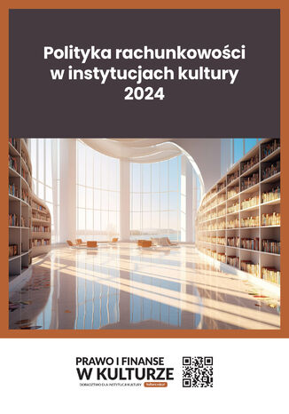 Polityka rachunkowoci w instytucjach kultury 2024 Katarzyna Trzpioa - okadka ebooka