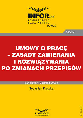 Umowy o prac - zasady zawierania i rozwizywania po zmianach przepisw Sebastian Kryczka - okadka audiobooks CD