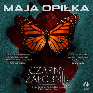 Czarny aobnik Maja Opika - okadka audiobooka MP3