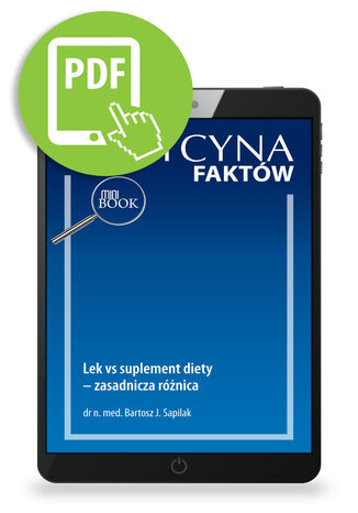 Lek vs suplement diety - zasadnicza rnica Bartosz J. Sapilak - okadka audiobooka MP3