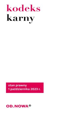 Kodeks karny Agnieszka Kaszok - okadka ebooka