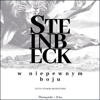 W niepewnym boju John Steinbeck - okadka audiobooka MP3