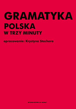 Gramatyka polska w trzy minuty Krystyna Stachera - okadka audiobooka MP3