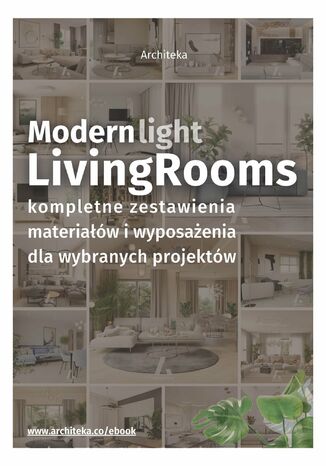 Modern Livingrooms light Ewa Kielek - okadka ebooka