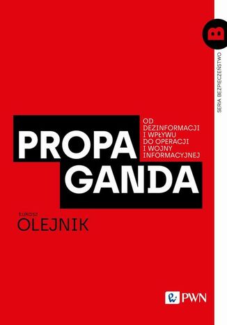 Propaganda ukasz Olejnik - okadka ksiki