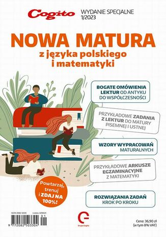 Cogito wydanie specjalne Nowa Matura z jzyka polskiego i matematyki Ola Siewko - okadka ebooka