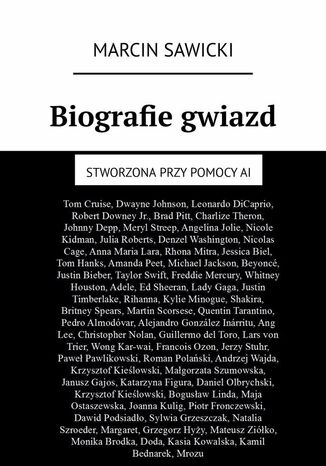 Biografie gwiazd Marcin Sawicki - okadka ebooka
