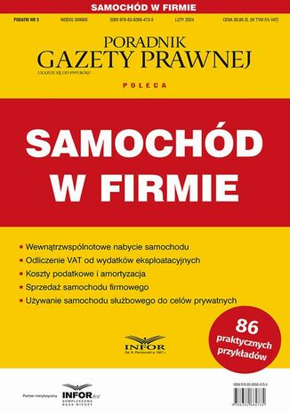 Samochód w firmie Podatki 3/2024