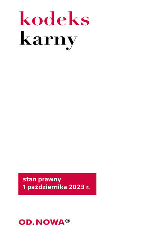 Kodeks Karny Agnieszka Kaszok - okadka ebooka