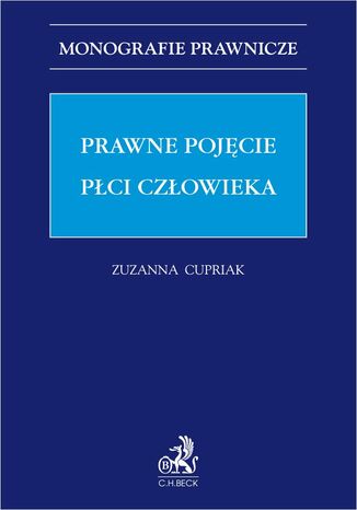 Prawne pojcie pci czowieka Zuzanna Cupriak - okadka audiobooks CD
