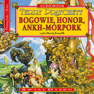 Bogowie, honor, Ankh-Morpork Terry Pratchett - okadka audiobooks CD
