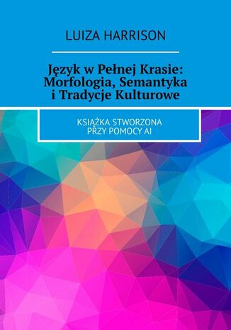 Jzyk wPenej Krasie: Morfologia, Semantyka iTradycje Kulturowe Luiza Harrison - okadka ebooka
