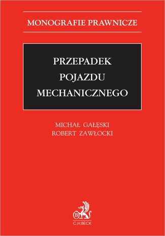 Przepadek pojazdu mechanicznego Robert Zawocki - okadka ebooka