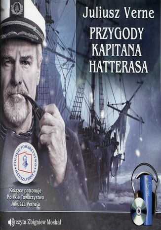 Przygody kapitana Hatterasa Juliusz Verne - okadka audiobooka MP3