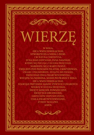 Okładka książki/ebooka Wierzę. Komentarz do Credo. Wydanie specjalne w Roku Wiary