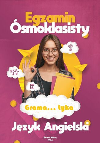 Egzamin smoklasisty z jzyka angielskiego Grama...tyka Beata Kurec - okadka ebooka