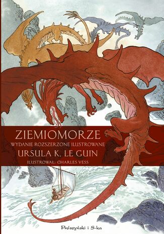 Ziemiomorze. Wydanie rozszerzone ilustrowane (barwione brzegi) Ursula K LeGuin - okadka ebooka