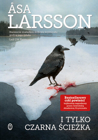 I tylko czarna cieka AAsa Larsson - okadka audiobooks CD
