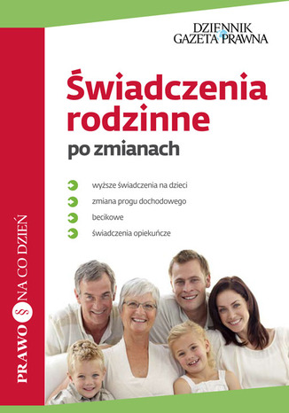Okładka: Świadczenia rodzinne po zmianach