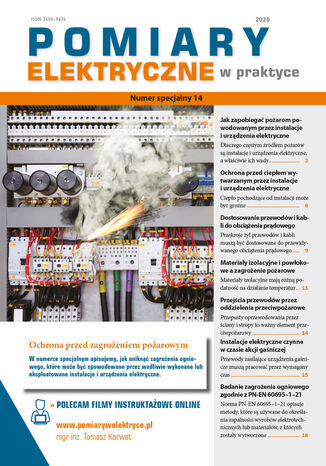 Pomiary elektryczne w praktyce, 14 numer specjalny