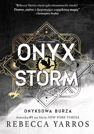 Okładka: Onyx Storm. Onyksowa burza. Empireum. Tom 3