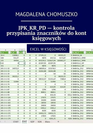 Okładka: JPK_KR_PD -- kontrola przypisania znaczników do kont księgowych