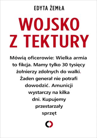 Okładka: Wojsko z tektury