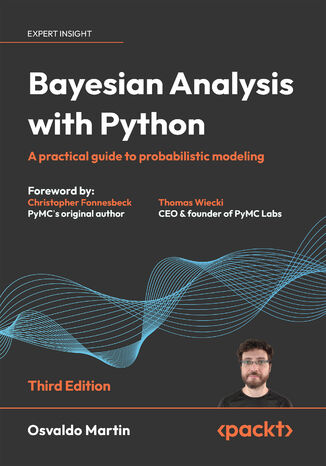 Okładka: Bayesian Analysis with Python. A practical guide to probabilistic modeling